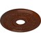Ekena Millwork Genevieve Medallion (Canopies up to 3 1/2"), 16 1/8"OD x 3 1/2"ID x 7/8"P, Burnished Mahogany CM16GNBMC - alternate 2